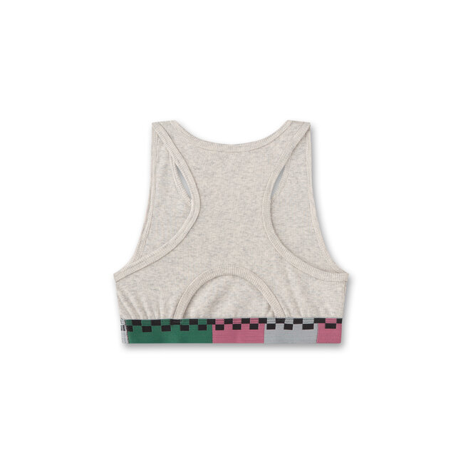 SANETTA GIRL nature melange Bustier, uni