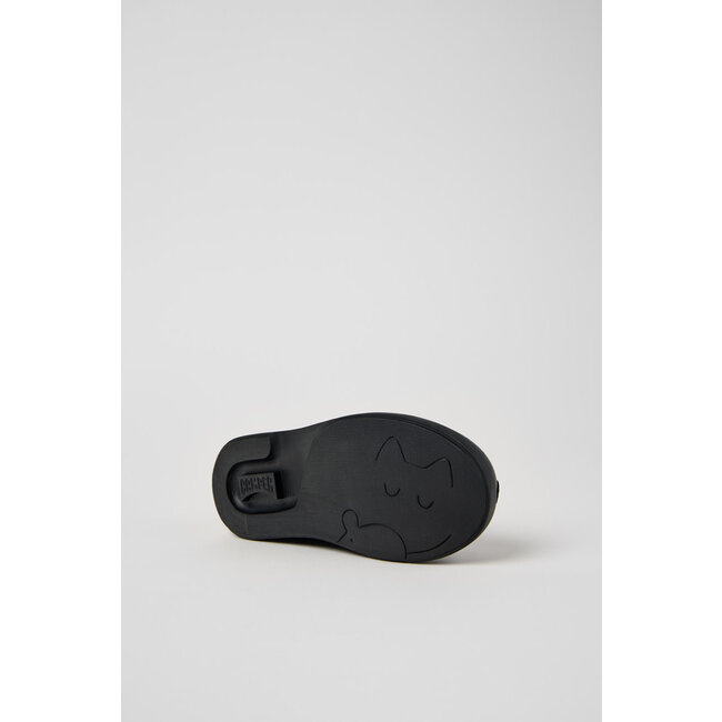 CAMPER Twins Black leather shoes for girls