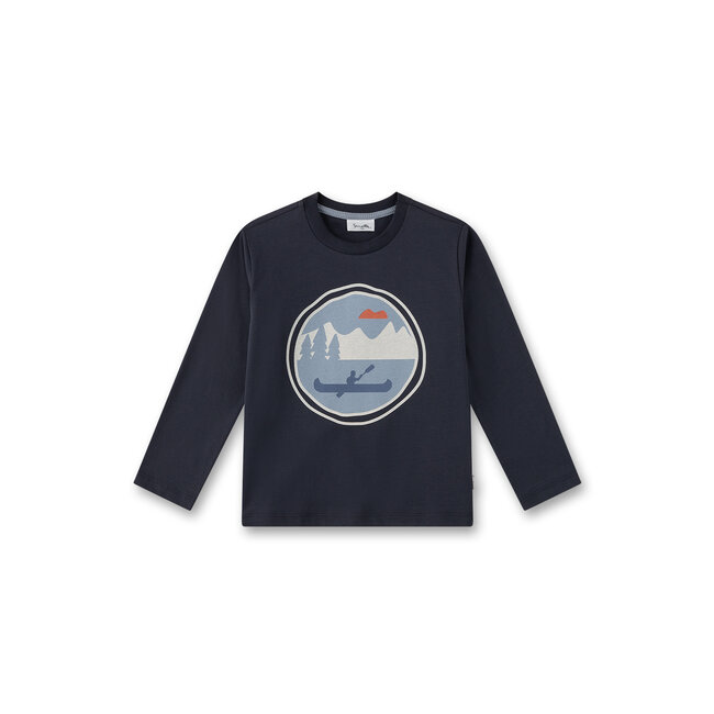 SANETTA Boys Long Sleeve Shirt Blue