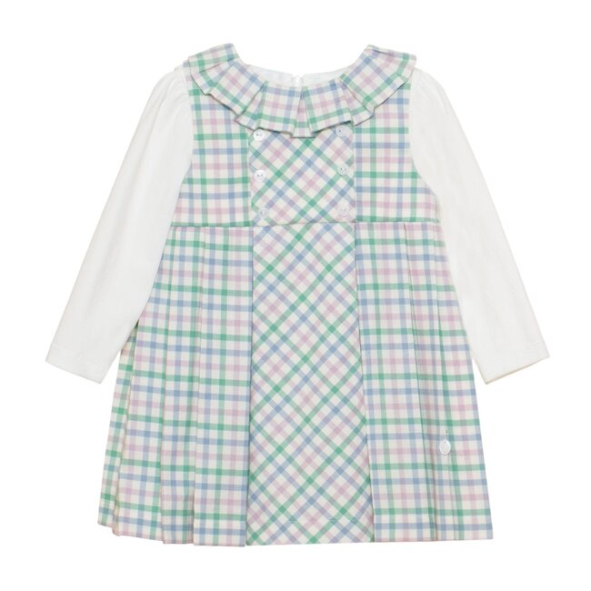 PATACHOU DRESS MINI GIRL COLORS - MULTICOLOR CHECK F24-10