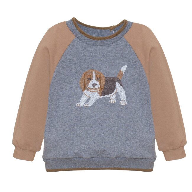 PATACHOU SWEATER MINI BOY PARK - DARK MELANGE GREY