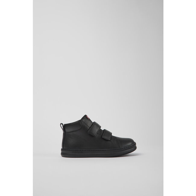 CAMPER Runner Black leather and textile ankle boots