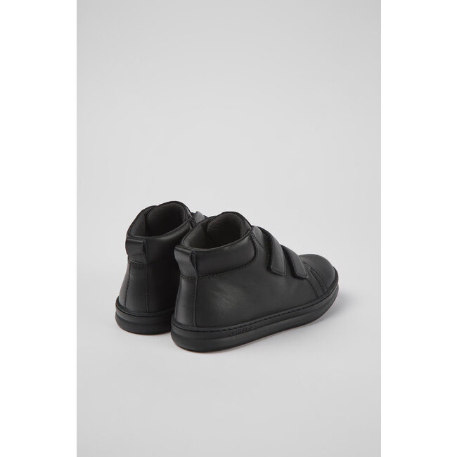 CAMPER Runner Black leather and textile ankle boots