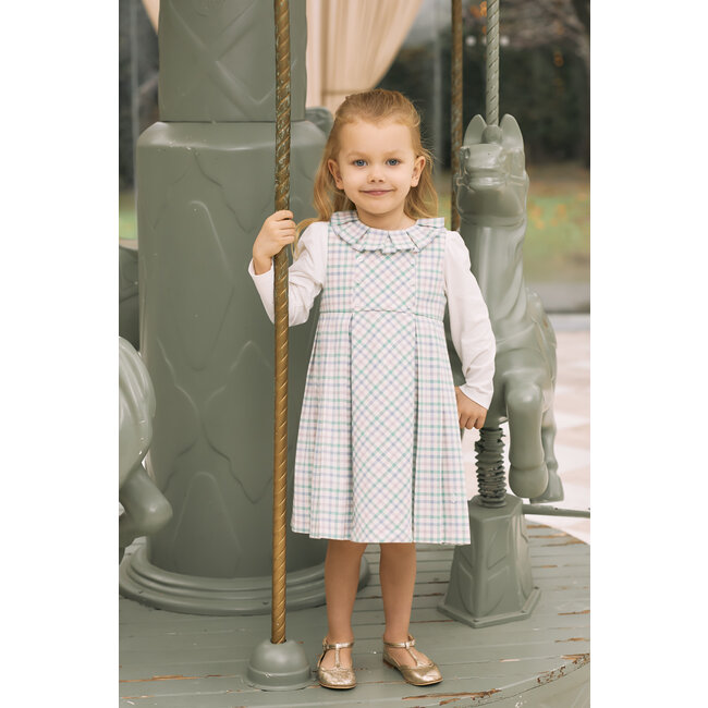 PATACHOU DRESS MINI GIRL COLORS - MULTICOLOR CHECK F24-10