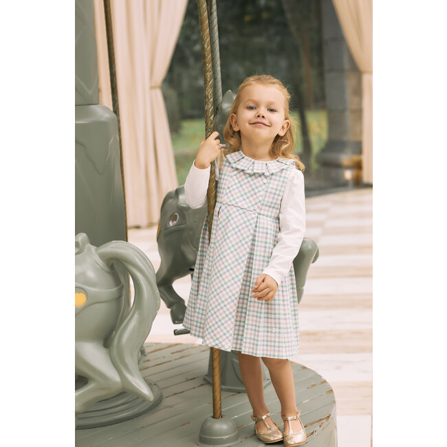 PATACHOU DRESS MINI GIRL COLORS - MULTICOLOR CHECK F24-10