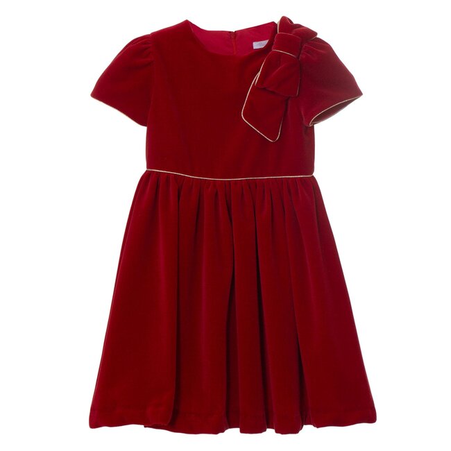PATACHOU DRESS KIDS GIRL PARTY ROYAL - RED