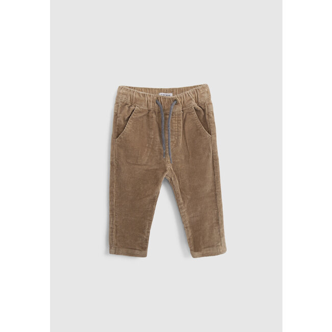 IKKS Camel velvet pants milleraies baby boy