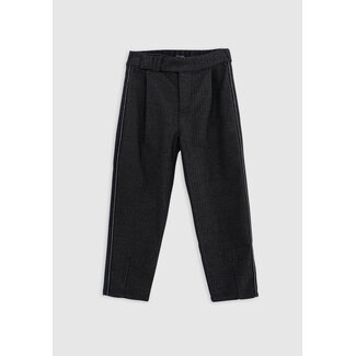 IKKS Girl's black faux-uni jewel-ribbon pants
