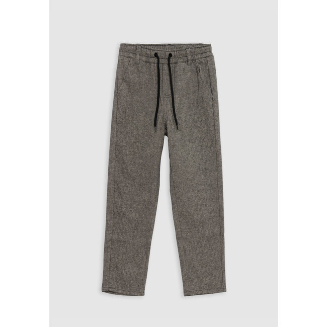 IKKS Boy's grey herringbone knit pants