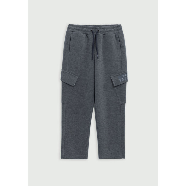 IKKS BATTLE grey jogging suit reflective label pocket boy