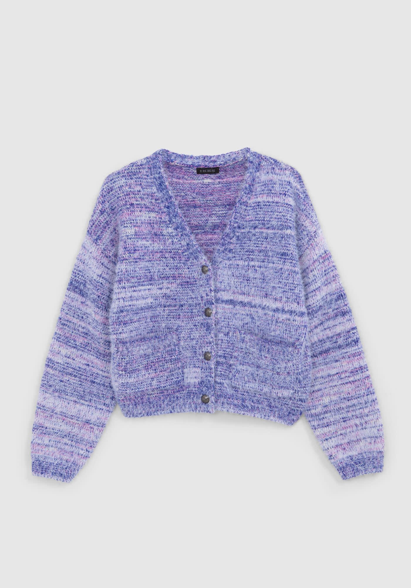Pink knitted jacket best sale