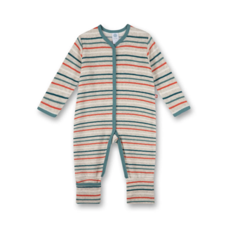 SANETTA Baby Boys' Terry Cloth Overall Beige Fox