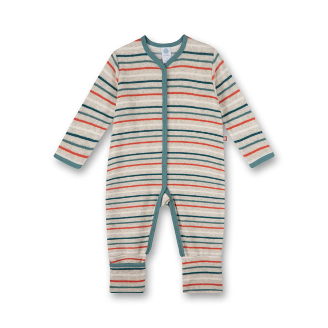 SANETTA Baby Boys' Terry Cloth Overall Beige Fox