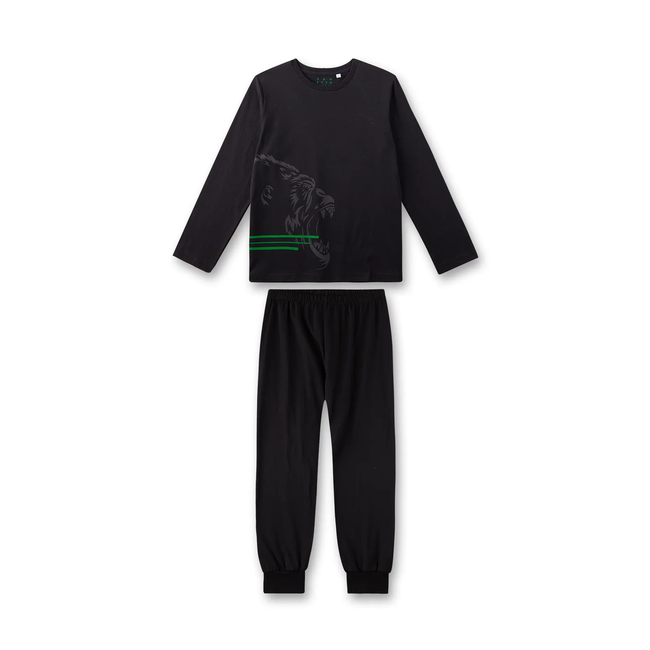 SANETTA Boys' Long Pajamas Dark Blue