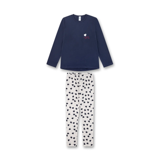 SANETTA Girls' long blue pajamas