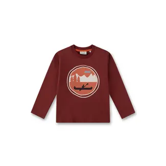 SANETTA Boys Long Sleeve Shirt Red