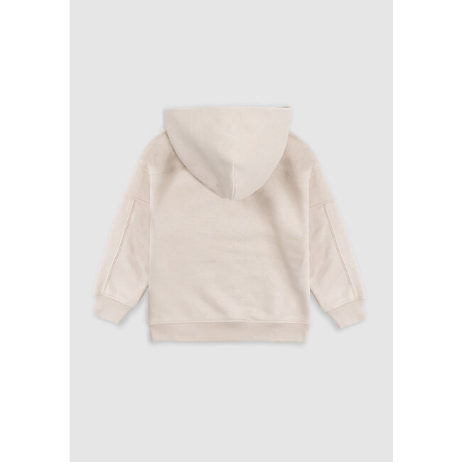 IKKS Boy's beige maxi herringbone embossed sweatshirt