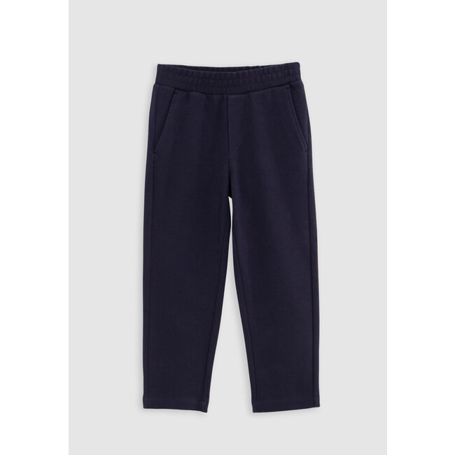IKKS Boy's Ottoman navy knit jogpants