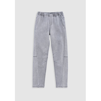IKKS Boy's grey cut-off knee JOGGER jeans
