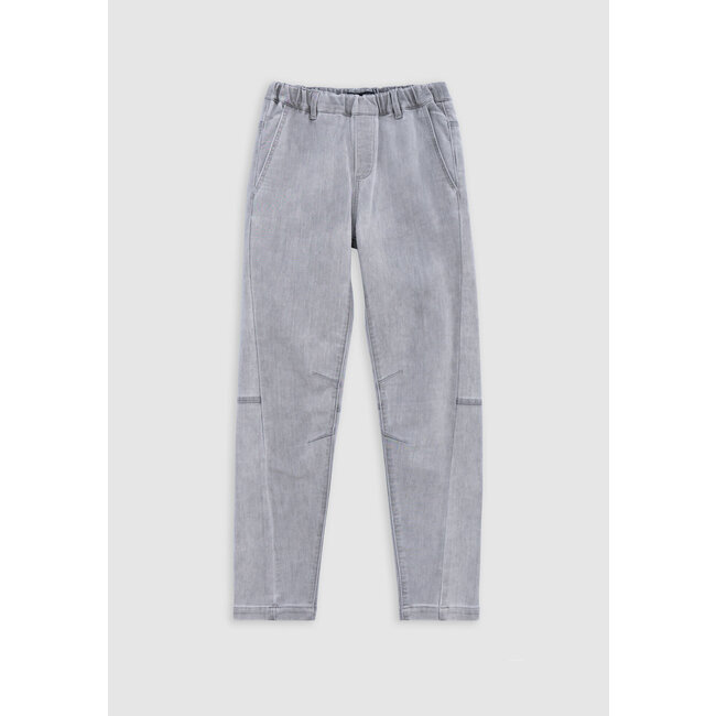 IKKS Boy's grey cut-off knee JOGGER jeans