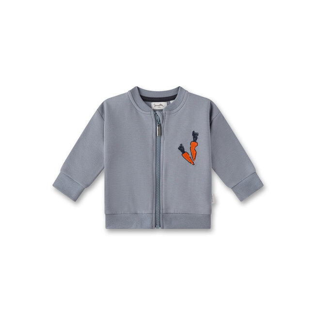 SANETTA Baby boy's grey sweatjacket