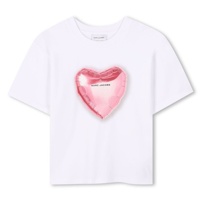 THE MARC JACOBS GIRL WHITE SS BALLOON T-SHIRT