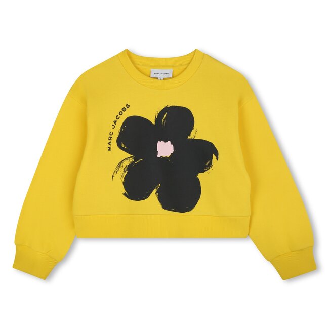 THE MARC JACOBS GIRL'S YELLOW SWEATSHIRT
