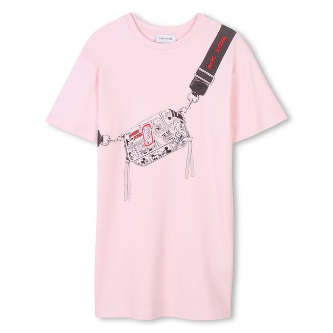 THE MARC JACOBS GIRL PINK DISNEY SNAPSHOT DRESS