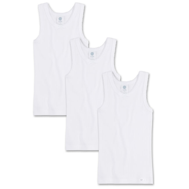 SANETTA Girls Singlet (Three Pack)