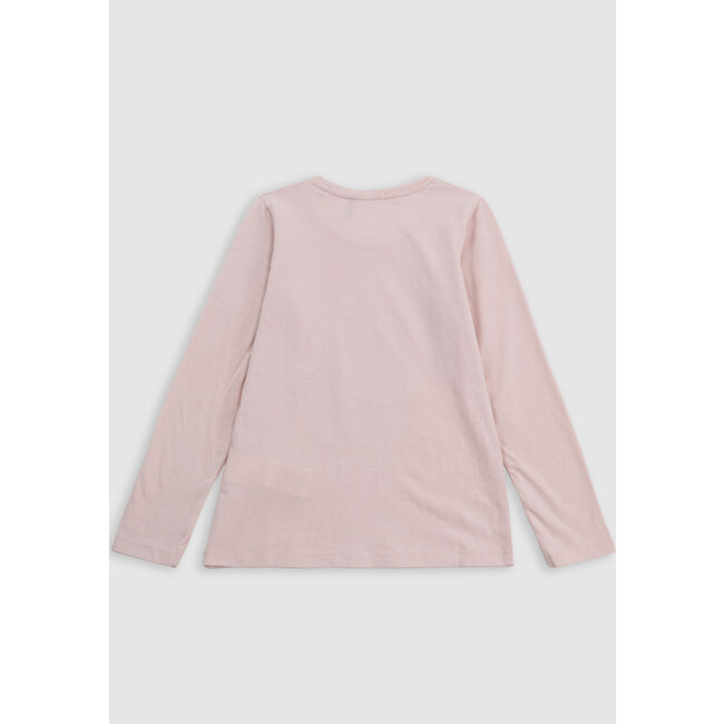 IKKS Pink T-shirt with rabbit visual and gold details