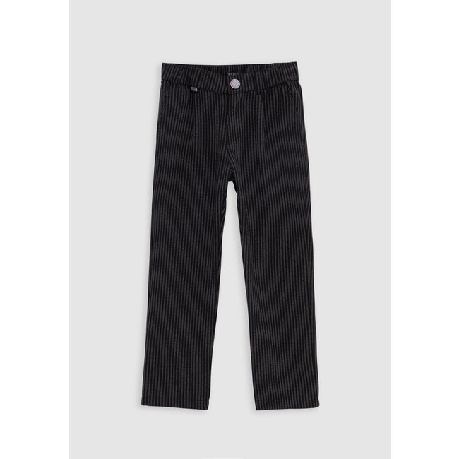 IKKS Boy's black pinstripe pants