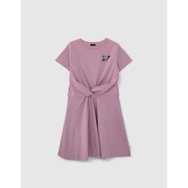 IKKS Girl's lilac dress with bow detail