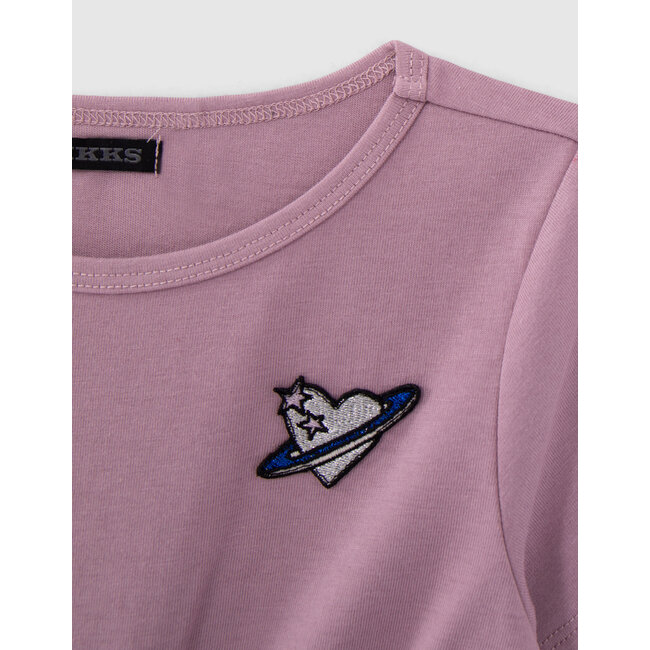 IKKS Girl's lilac dress with bow detail