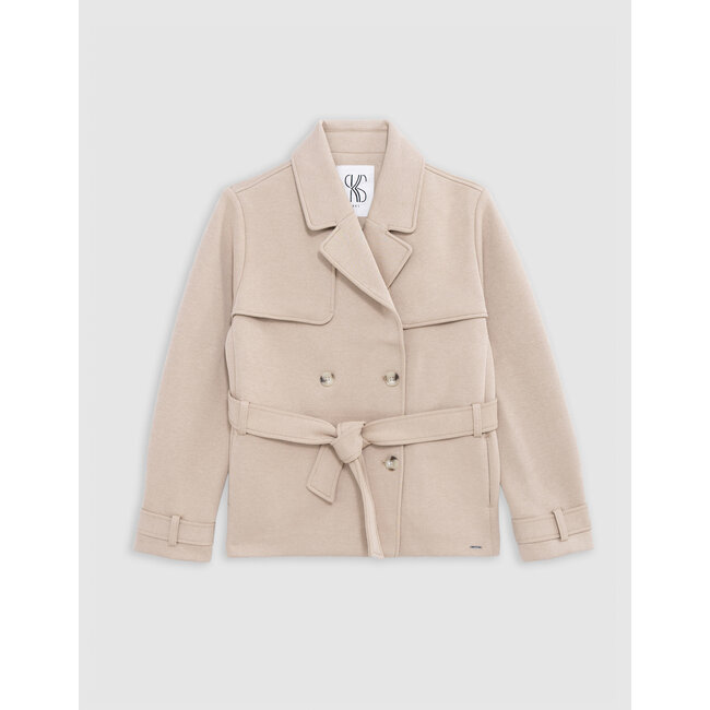 IKKS Beige short trench girl