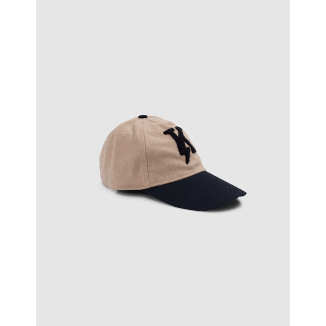 IKKS Boy’s camel cap with embroidered bouclette lightning-K