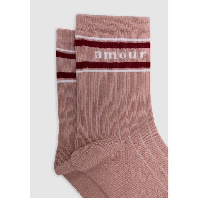 IKKS Pink, gold and black girls' socks