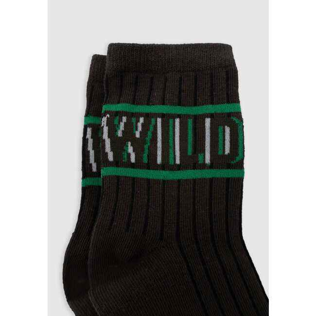 IKKS Boy's khaki, ecru, black socks