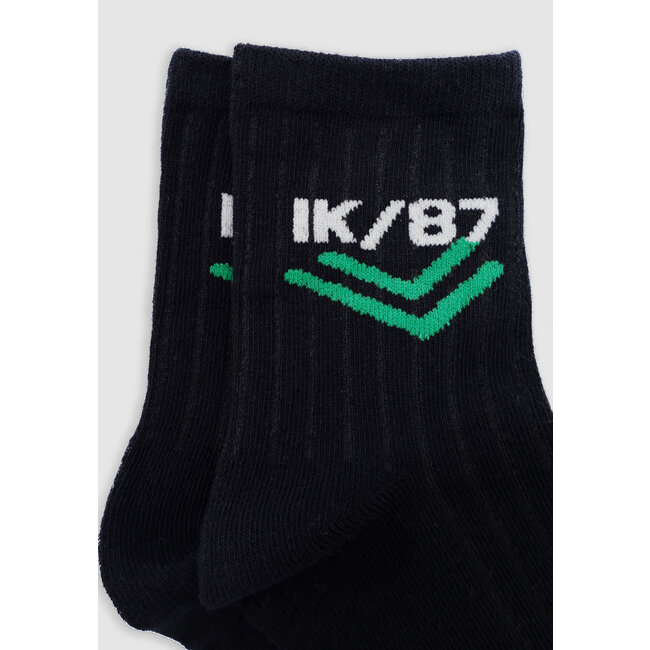 IKKS Boy's khaki, ecru, black socks