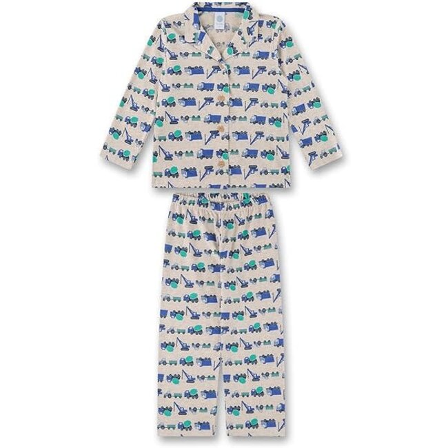 SANETTA BOY Pyjama long nature melange