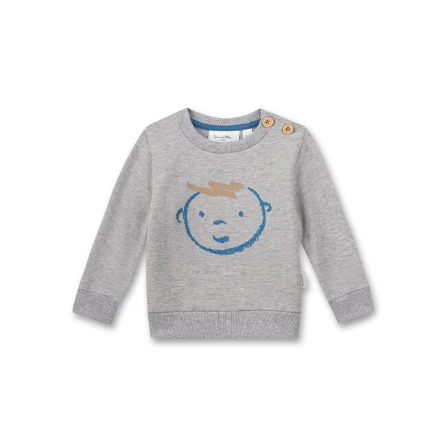 SANETTA BABY BOY Sweatshirt grau melange
