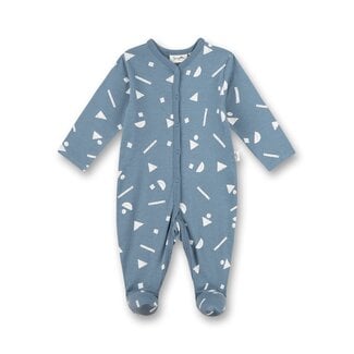 SANETTA BABY BOY Overall allover faded blue