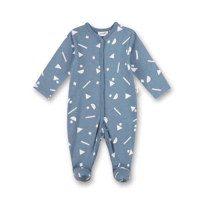 SANETTA BABY BOY Overall allover faded blue
