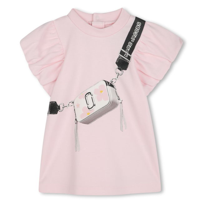 THE MARC JACOBS BABY GIRL PINK SNAPSHOT SS DRESS