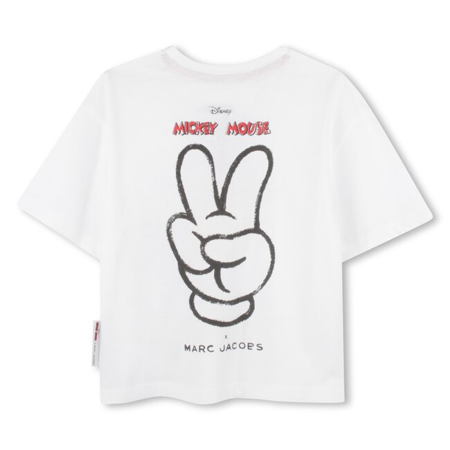 THE MARC JACOBS BOYS WHITE SHORT SLEEVES T-SHIRT