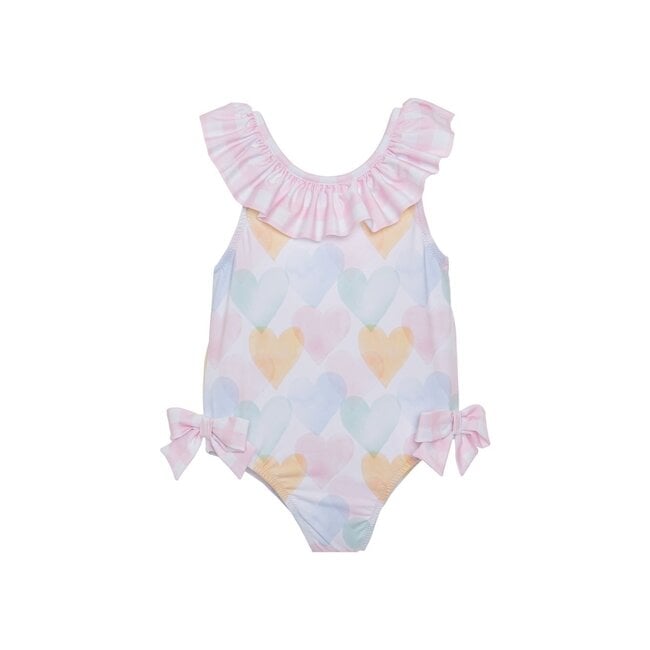 PATACHOU SWIMSUIT SWIMWEAR GIRL COLORFUL HEARTS S25-35