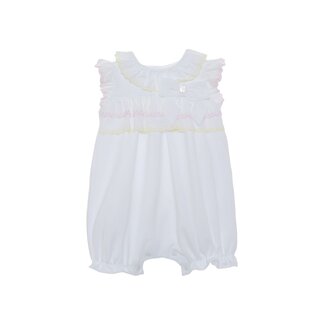 PATACHOU ROMPER NEWBORN COLORS WHITE