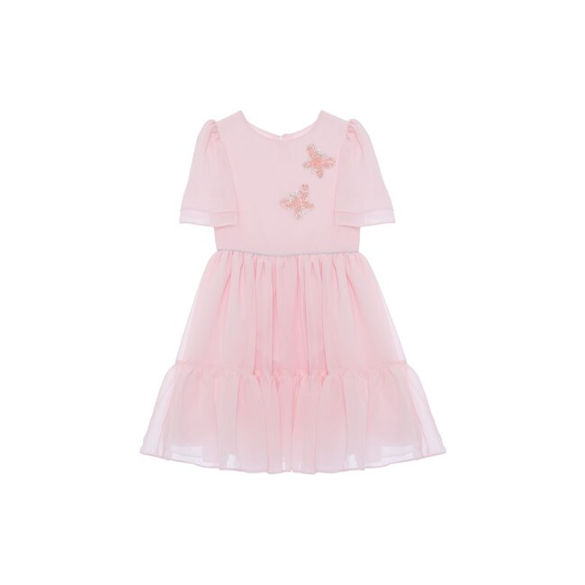 PATACHOU DRESS KIDS GIRL PARTY PINK PALE PINK