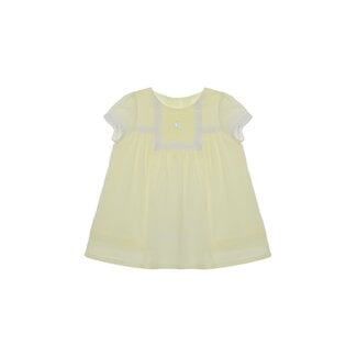 PATACHOU DRESS  NEWBORN COLORS LEMON LIGHT