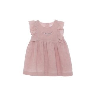 PATACHOU DRESS  NEWBORN SHADOW PINK OLD PINK