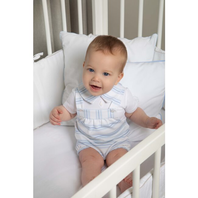 PATACHOU SET NEWBORN BLUE BLUE STRIPES S25-3